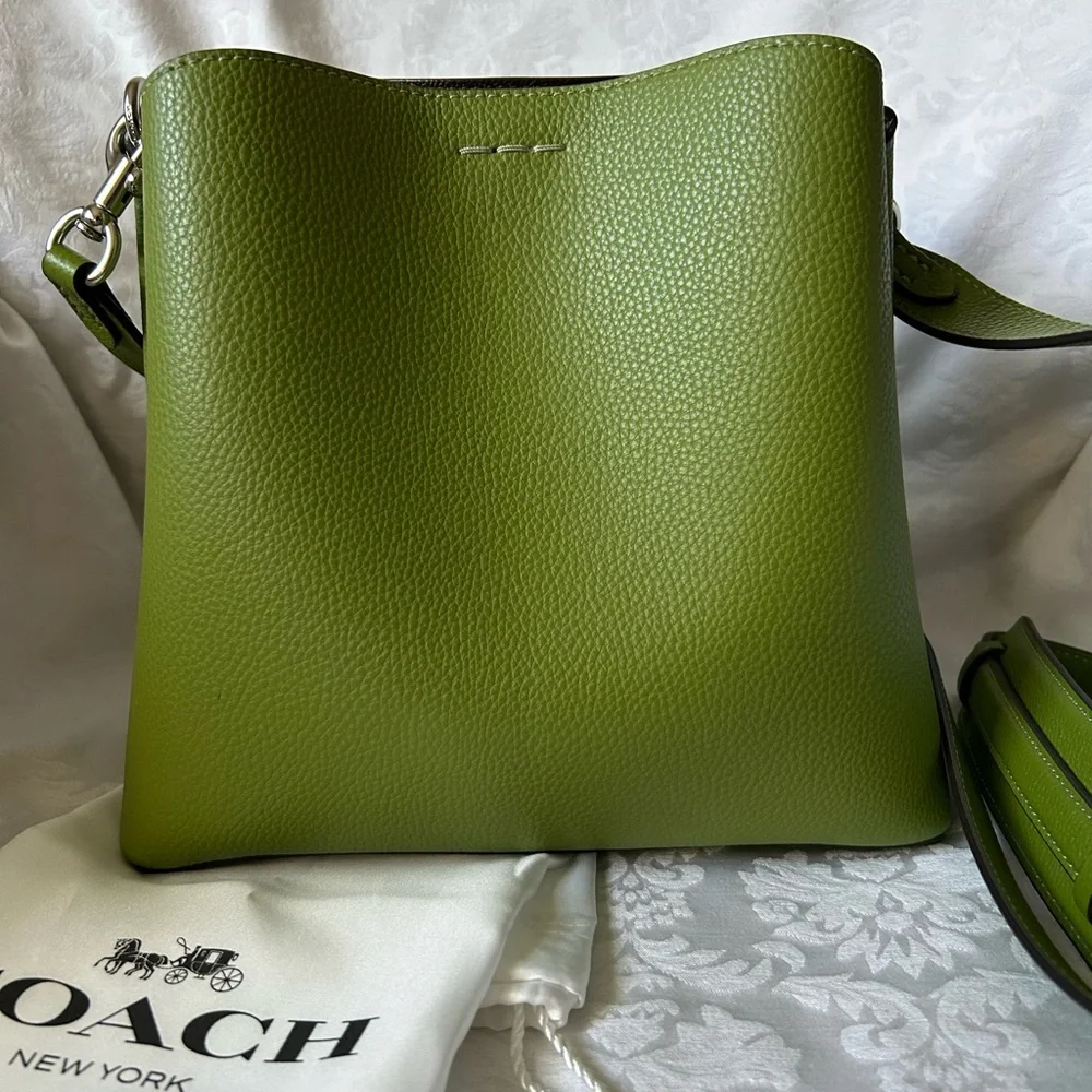 Coach Willow bag in Dark Lime - Picture 4 of 11